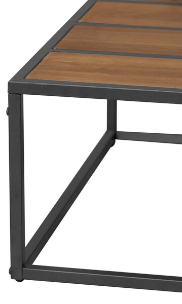 KONFERENČNÍ STOLEK, přírodní barvy, černá, dřevo, kov, 115/27/60 cm Livetastic - Konferenční stolky, Online Only