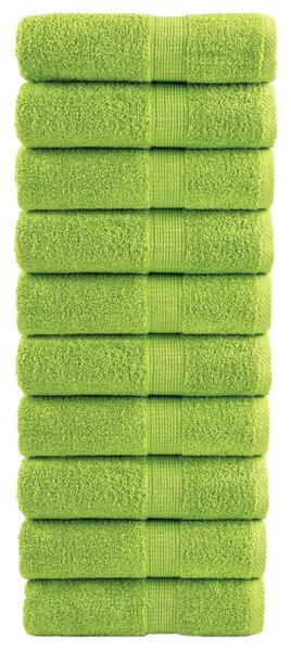 Prémiové mycí utěrky SOLUND 10 ks jablečně zelené 30x30 cm 600 g/m² 137493