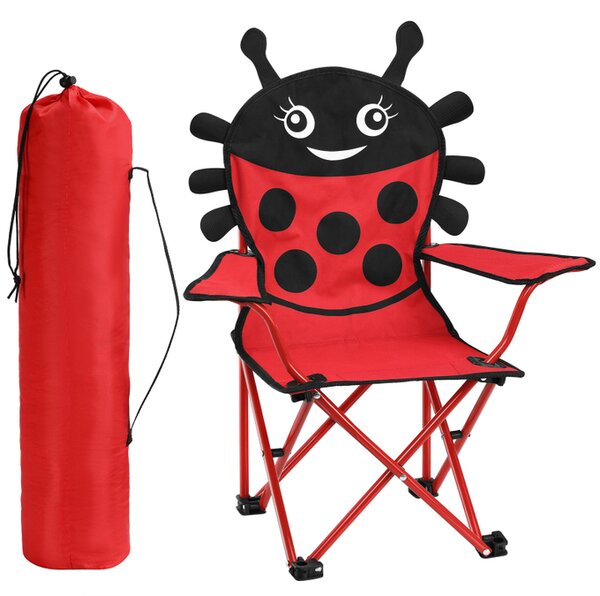 Deuba Dětská skládací židle Beetle - sada 2 ks