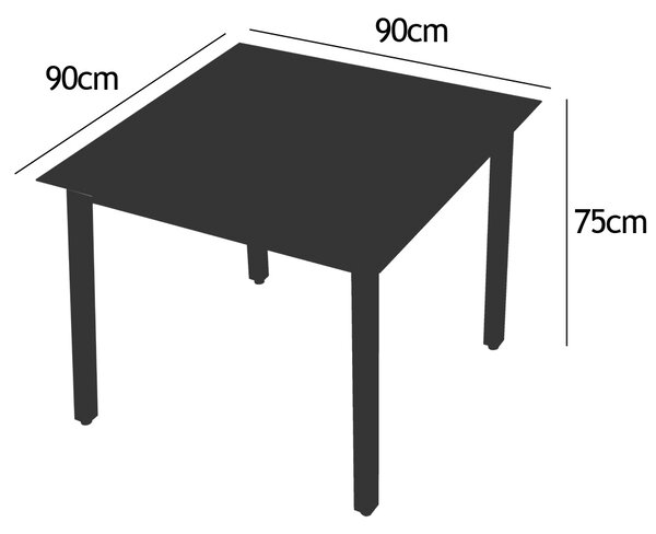 Deuba Hliníková sestava Alu 1+4 - antracit