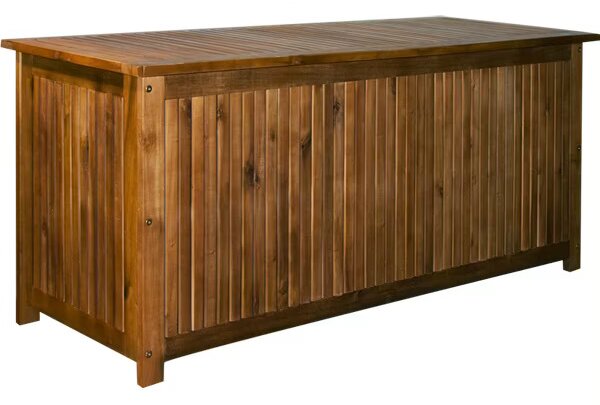 Deuba Dřevěný úložný box 300 L - akát