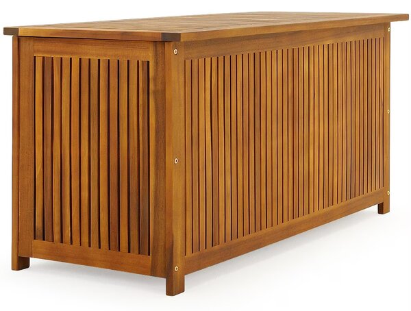 Deuba Dřevěný úložný box 300 L - akát