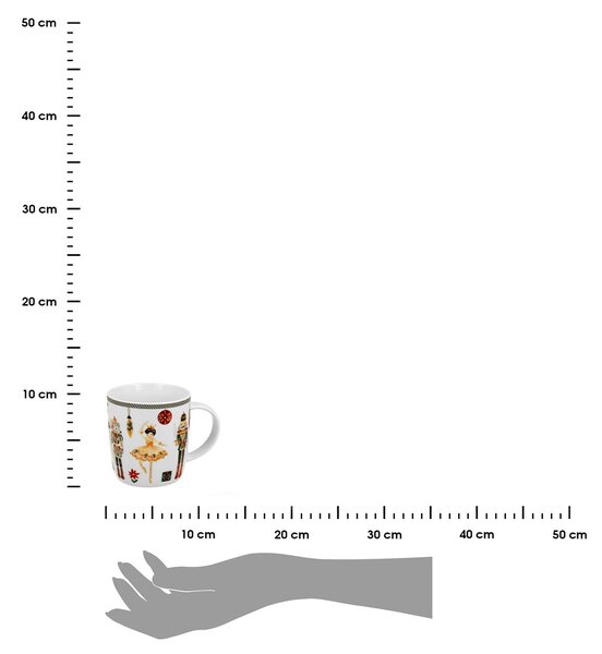 Porcelánový hrnek Christmas Nutcracker 400 ml