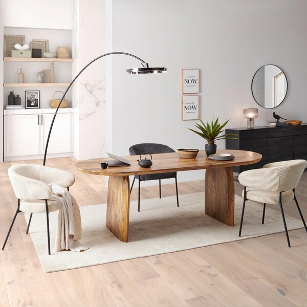 JÍDELNÍ STŮL, mangové dřevo, přírodní barvy, 220/100/76 cm MID.YOU - Jídelní stoly, Online Only