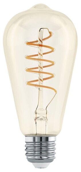 LED žárovka filament 110077 E27, 4W, teplá bílá, jantarová