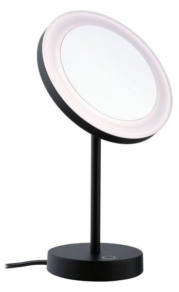 PAULMANN LED kosmetické zrcadlo Masua IP44 CCT 230V 4W černá mat stolní
