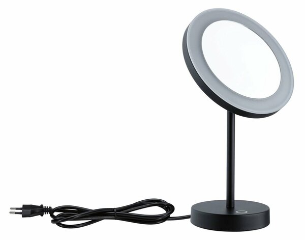 PAULMANN LED kosmetické zrcadlo Masua IP44 CCT 230V 4W černá mat stolní