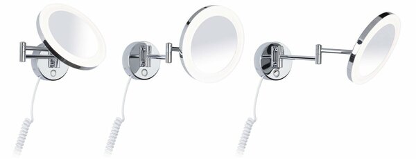 PAULMANN LED kosmetické zrcadlo Masua IP44 CCT 230V 4W chrom nástěnné