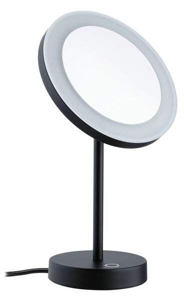 PAULMANN LED kosmetické zrcadlo Masua IP44 CCT 230V 4W černá mat stolní