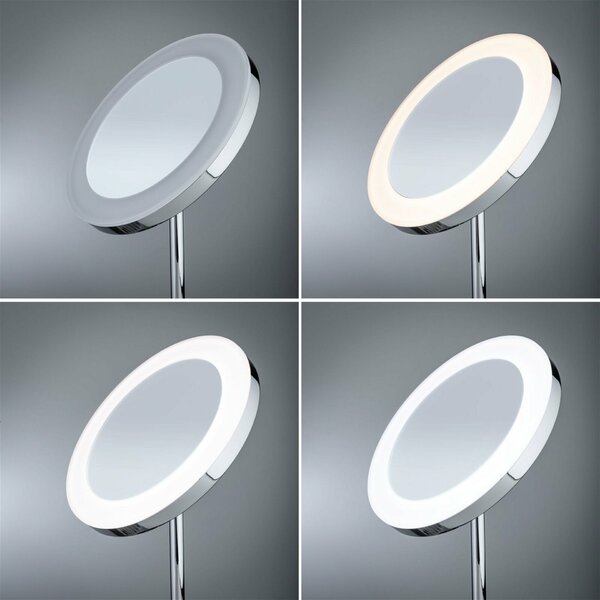 PAULMANN LED kosmetické zrcadlo Masua IP44 CCT 230V 4W chrom stolní