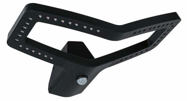 PAULMANN LED venkovní nástěnné svítidlo Alara pohybové čidlo IP44 hranaté 375x270mm 3000K 10W 230V antracit kov