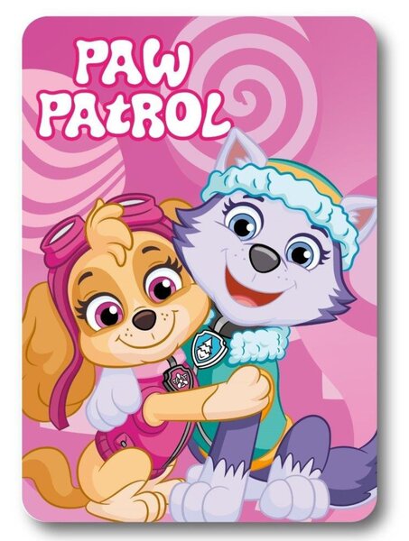 Deka dětská Paw Patrol růžová flecee 140x100cm Faro