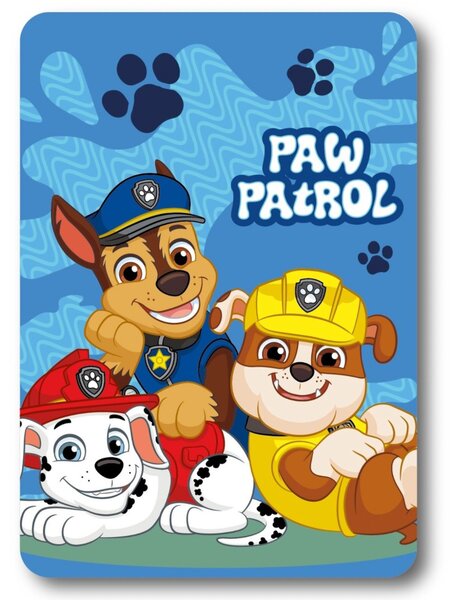 Deka dětská Paw Patrol modrá flecee 140x100cm Faro