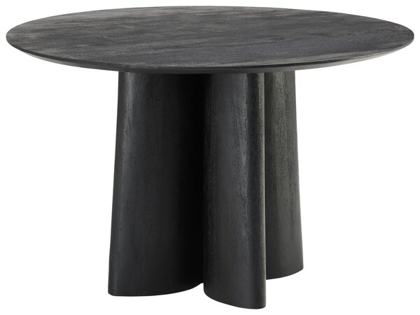 JÍDELNÍ STŮL, mangové dřevo, černá, 120/120/76 cm MID.YOU - Jídelní stoly, Online Only