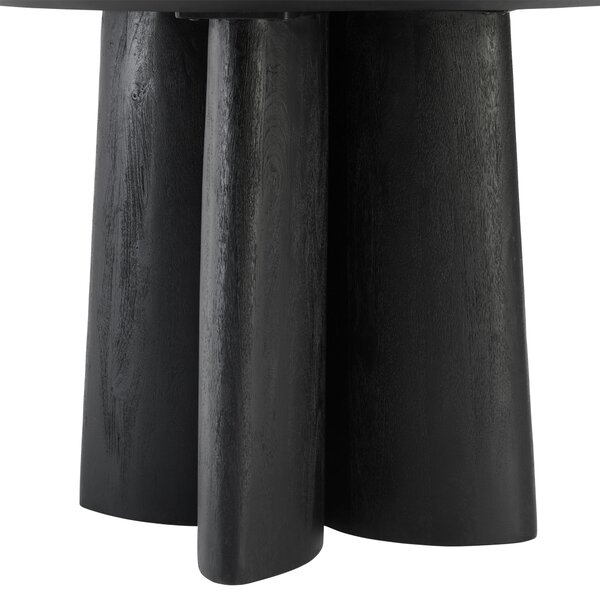 JÍDELNÍ STŮL, mangové dřevo, černá, 120/120/76 cm MID.YOU - Jídelní stoly, Online Only