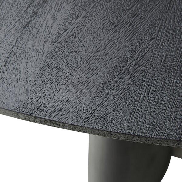 JÍDELNÍ STŮL, mangové dřevo, černá, 120/120/76 cm MID.YOU - Jídelní stoly, Online Only