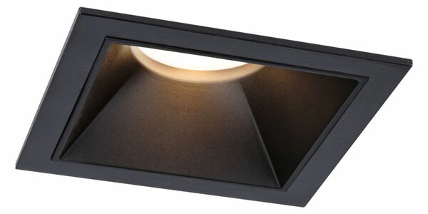 PAULMANN LED vestavné svítidlo 3-krokové-stmívatelné Cole Coin základní sada IP44 hranaté 88x88mm Coin 3x6W 230V stmívatelné 2700K černá