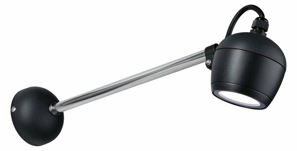PAULMANN LED venkovní nástěnné svítidlo Smart Home Zigbee Kikolo RGBW IP65 90mm RGBW+ 6,2W 230V antracit umělá hmota/hliník 947.73