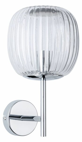 PAULMANN Selection Bathroom nástěnné svítidlo Ruya IP44 E14 230V max. 20W sklo/chrom