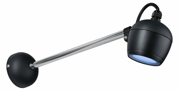 PAULMANN LED venkovní nástěnné svítidlo Smart Home Zigbee Kikolo RGBW IP65 90mm RGBW+ 6,2W 230V antracit umělá hmota/hliník 947.73