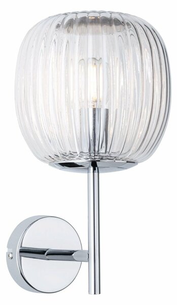 PAULMANN Selection Bathroom nástěnné svítidlo Ruya IP44 E14 230V max. 20W sklo/chrom