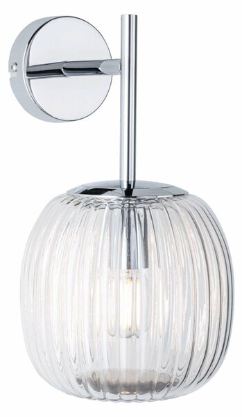 PAULMANN Selection Bathroom nástěnné svítidlo Ruya IP44 E14 230V max. 20W sklo/chrom