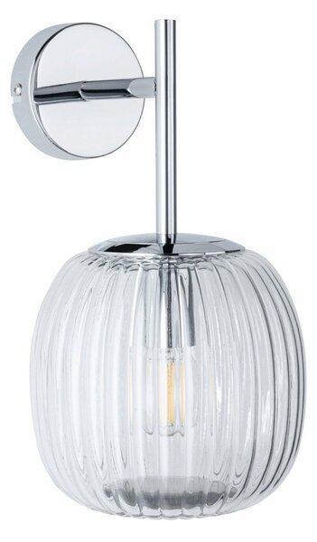 PAULMANN Selection Bathroom nástěnné svítidlo Ruya IP44 E14 230V max. 20W sklo/chrom