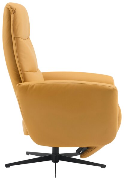 RELAXAČNÍ KŘESLO, textil, kůže, žlutá Livetastic - Online Only křesla & taburety, Online Only