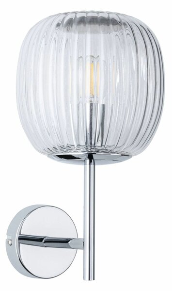 PAULMANN Selection Bathroom nástěnné svítidlo Ruya IP44 E14 230V max. 20W sklo/chrom