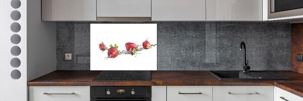 Panel do kuchyně Jahody a voda pksh-88914383