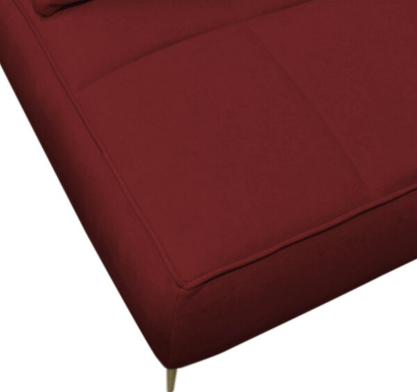 ROZKLÁDACÍ POHOVKA, textil, bordeaux MID.YOU - Rozkládací pohovky, Online Only
