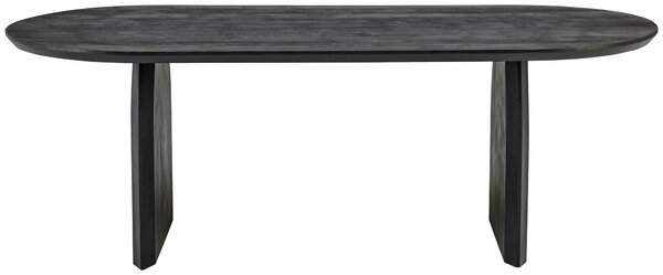 JÍDELNÍ STŮL, mangové dřevo, černá, 220/100/76 cm MID.YOU - Jídelní stoly, Online Only