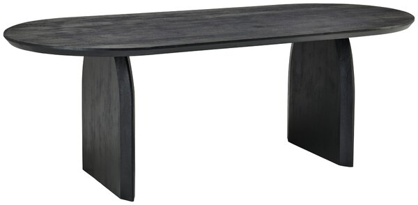 JÍDELNÍ STŮL, mangové dřevo, černá, 220/100/76 cm MID.YOU - Jídelní stoly, Online Only