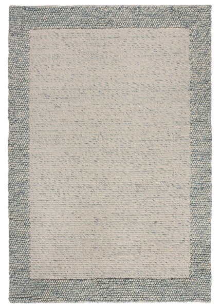 Flair Rugs, Kusový koberec Bobble Wool Blue, 120x170, modrá, ložnice