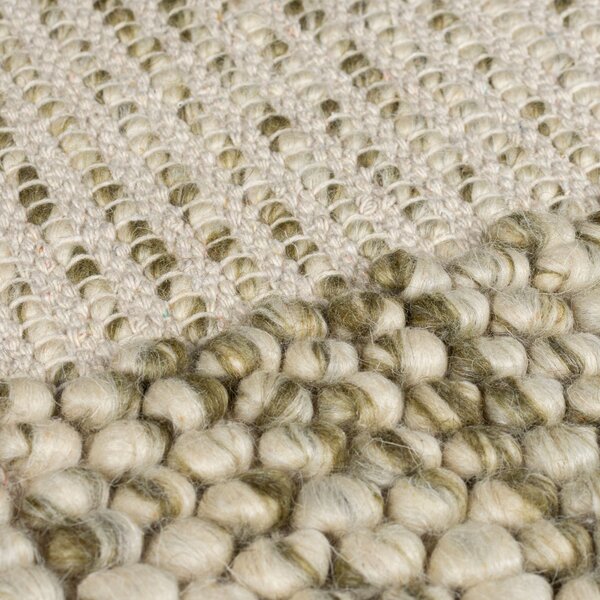 Flair Rugs, Kusový koberec Bobble Wool Green, 160x230, zelená, ložnice