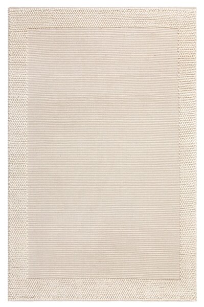 Flair Rugs, Kusový koberec Bobble Wool Ivory, 80x150, bílá, ložnice