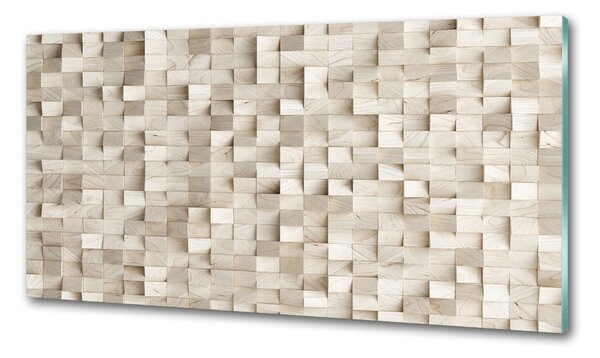 Panel do kuchyně Dřevěné kostky pksh-89246295