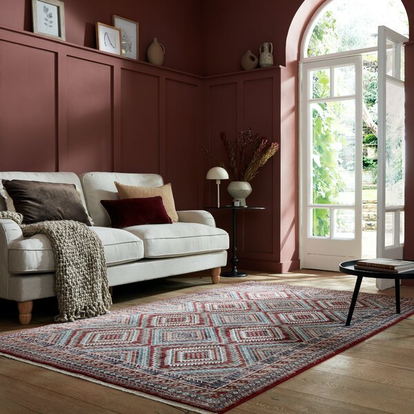 Flair Rugs, Kusový koberec Cooper Babylon Traditional Red, 200x300, červená, ložnice