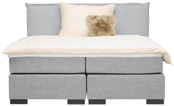 POSTEL BOXSPRING, 180/200 cm, antracitová, šedá, béžová, ecru MID.YOU - Manželské postele, Online Only