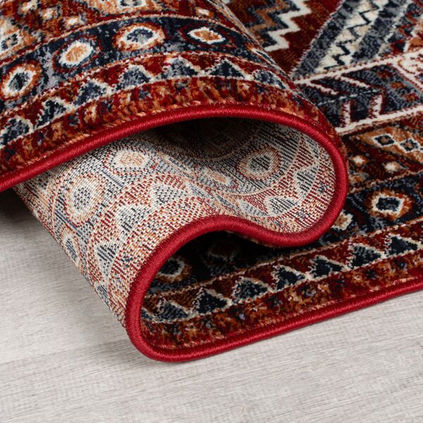Flair Rugs, Kusový koberec Cooper Babylon Traditional Red, 80x150, červená, ložnice