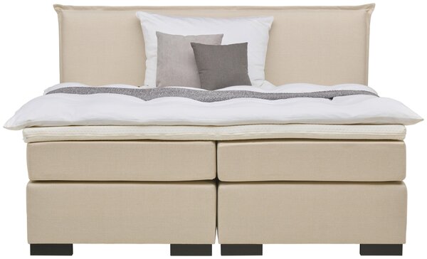 POSTEL BOXSPRING, 180/200 cm, béžová MID.YOU - Manželské postele, Online Only