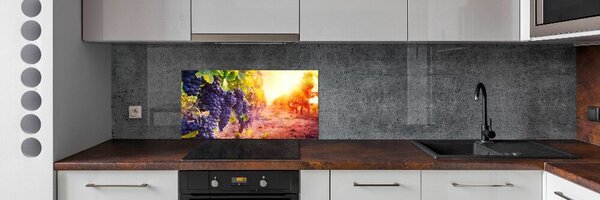 Skleněný panel do kuchynské linky Hrozny a víno pksh-89292664