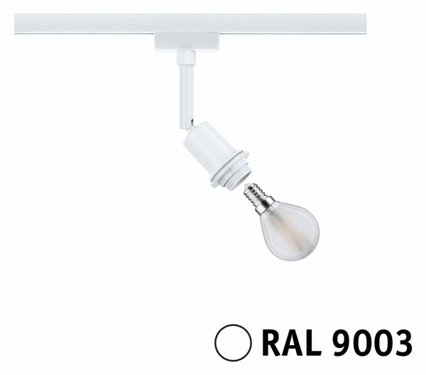 PAULMANN URail lištový spot DecoSystems Basic E14 max. 20W 230V bílá