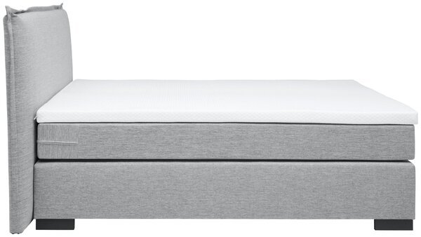 POSTEL BOXSPRING, 180/200 cm, antracitová, šedá, béžová, ecru MID.YOU - Manželské postele, Online Only