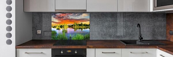 Panel do kuchyně Řeka v lese pksh-89317009
