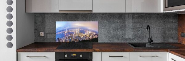 Panel do kuchyně Hongkong panorama pksh-89343951