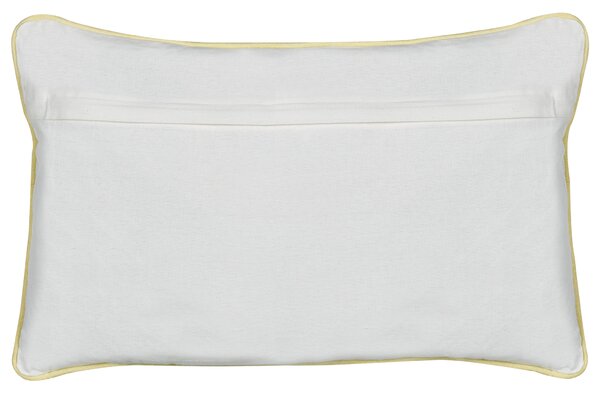 Sada 2 dekorativních polštářů ARALES Bavlna 30 x 50 cm Světle šedá Zvířecí vzor