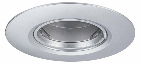 PAULMANN Vestavné svítidlo 10ks-sada nevýklopné kruhové 90mm GU10 max. 10x10W 230V matný chrom