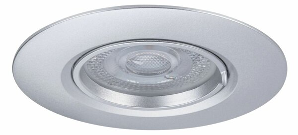 PAULMANN Vestavné svítidlo 10ks-sada nevýklopné kruhové 90mm GU10 max. 10x10W 230V matný chrom