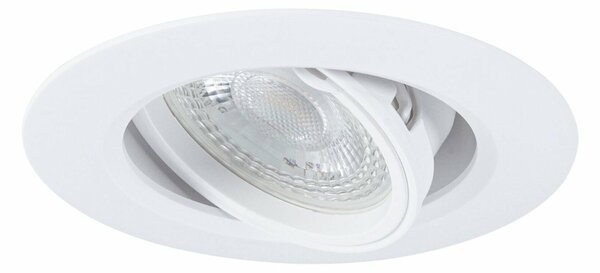 PAULMANN Vestavné svítidlo 3ks-sada výklopné kruhové 90mm 30° GU10 max. 3x10W 230V bílá
